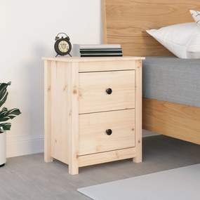 Comodino 50x35x61,5 Cm İn Legno Massello Di Pino /