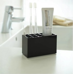 Portaspazzolino verticale nero in plastica Mist – YAMAZAKI