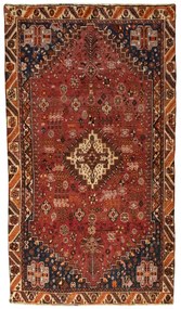 Shiraz Tappeto persiano 140x260 Rosso (Iran) Annodato A Mano