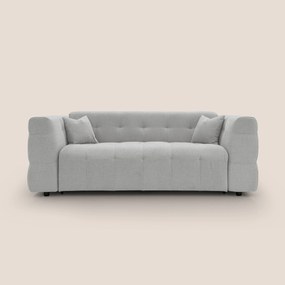 Tender Divano letto matrimoniale dal design innovativo in tessuto bouclet impermeabile T07 grigio