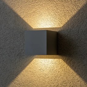 Brilagi - Applique a LED da esterno CUBE LED/6W/230V grigio IP54