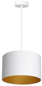 Lampadario a sospensione con filo ARDEN 1xE27/60W/230V diametro 25 cm bianco/oro