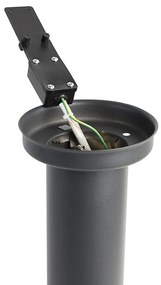 Lampada da palo antracite 45 cm IP44 - Rox