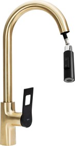 Rubinetto da cucina Rea SOUL Gold Black