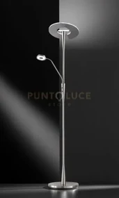 Piantana led quebec 422710307acciaio dimm. fredda calda