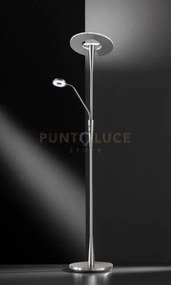 Quebec piantana led 5,5w 600lm- 35w 4200lm, 3000+4500+6500k-con lam...
