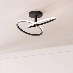 Eglo 902144 - Plafoniera LED CONGIUNTI LED/12W/230V 2700/4000/6500K nero