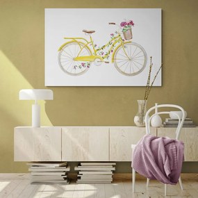 Quadro su tela – Illustrazione di bicicletta retrò