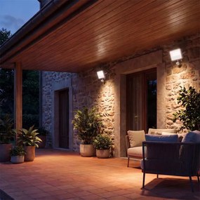 Faro LED 100W IP65 Bianco con Sensore di Movimento e OSRAM chip LED Colore Bianco Naturale 4.000K