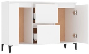 Credenza bianca 104x35x70 cm in truciolato