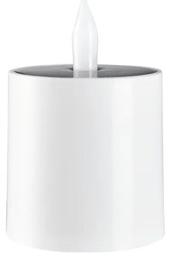 Candela LED solare bianca da esterno, altezza 7,3 cm Saul - Star Trading