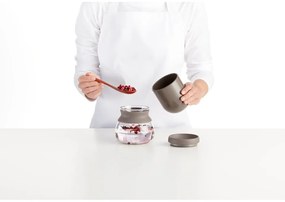 Teiera marrone chiaro in vetro con filtro 500 ml – Lékué