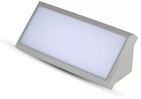 Applique Lampada Led Da Parete Angolare 12W Colore Grigio 4000K IP65 Luce Indiretto SKU-218234