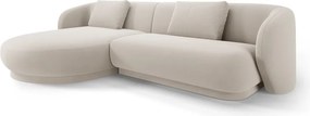 Divano angolare Camden a 4 posti velluto - L289 cm