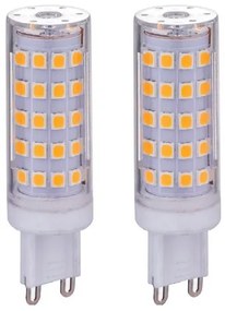 G9 Led Smd, 6W, 3000K, 2pz/blister (ULTIMI PEZZI DISPONIBILI)