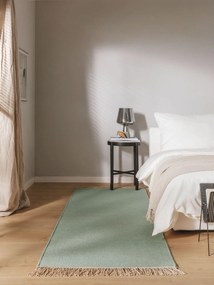 benuta Pop Tappeto Liv Verde chiaro 80x250 cm - Tappeto design moderno soggiorno