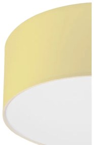 Plafoniera SIRJA PASTEL 1xE27/60W/230V diametro 35 cm giallo