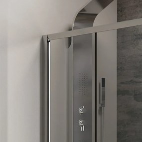 Box doccia 110x80 cm altezza 180cm cristallo trasparente  K410NS - KAMALU