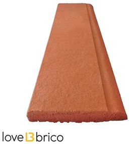 Battiscopa in cotto trattato 8x30 cm Cotto Furnò Rosato Natura Kwikdry