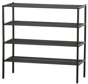 Scarpiera in metallo nero Ferro - WOOOD