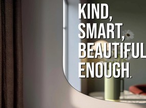 Adesivo per specchio S23 – You are kind, smart, beautiful, enough.