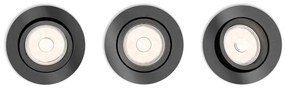 Philips 50393/99/PN - KIT 3x Lampada da incasso MYLIVING DONEGAL 1xGU10/5,5W/230V