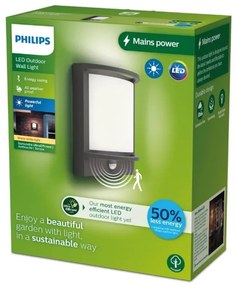 Philips - LED Applique da esterno con sensore SAMONDRA LED/3,8W/230V IP44