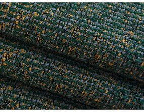 Chaise lounge componibile verde scuro (con penisola a sinistra) Ailani – Makamii