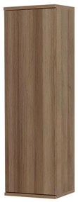Colonna bagno sospesa 33 cm rovere cannettato con ripiani Wise
