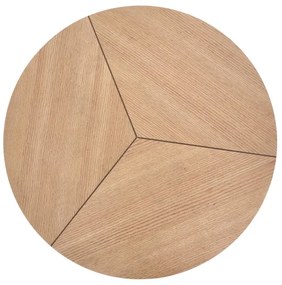 Tavolino KARIDA 41x80 cm beige/nero