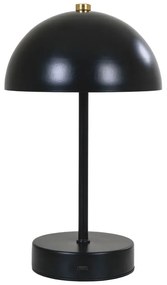 Lampada da tavolo a LED nero lucido (altezza 25 cm) Holt - House Nordic