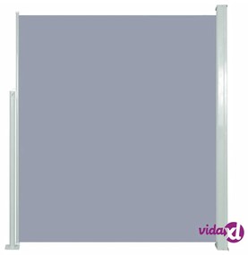 vidaXL Tenda Laterale Retrattile per Patio 160x500 cm Grigia