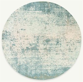 Tappeto rotondo jacquard lavabile da interno-esterno Virgin Land