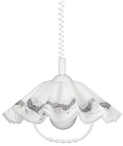 Prezent 74197 C01 - Lampadario a sospensione LYRA 1xE27/60W/230V