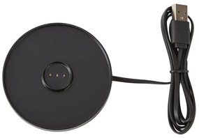 Lampada da tavolo arancione con LED IP54 ricaricabile con stazione di ricarica - Squirrel