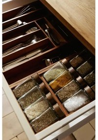 WENKO 54950100 - Portaspezie ANNI 38x20 cm, marrone