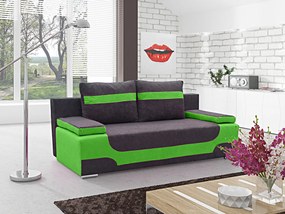 Divano letto matrimoniale 3 posti Palinuro - Verde fluo