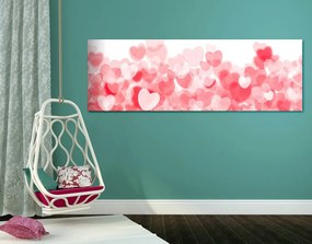 Quadro su tela – Cuoricini rossi