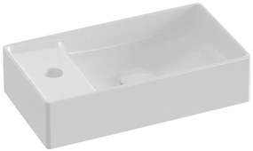 Ravak XJX01240000 - Lavabo da appoggio VEDA SLIM 40x22 cm ceramica/bianco