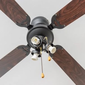 ZEVENTI - Ventilatore da soffitto ZURRIOLA 3xE27/60W/230V