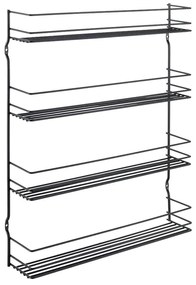 Organizer per spezie da parete in acciaio inox – Metaltex