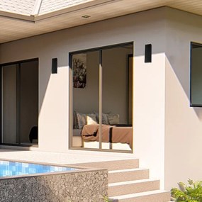 Applique a LED da esterno LED/8W/230V 4000K IP65 nero