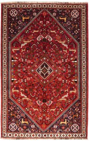 Shiraz Tappeto 260x170 Rosso (Iran) Annodato A Mano