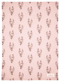 Asciugamano in cotone rosa Pale, 50 x 70 cm Dina - Green Gate