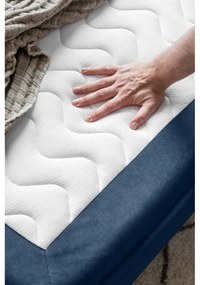 Divano in velluto blu scuro 225 cm Charming Charlie - Miuform