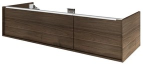 Mobile da bagno sospeso sotto lavabo L 135 x H 32 x P 48 cm satinato, 1 cassetto SENSEA Neo