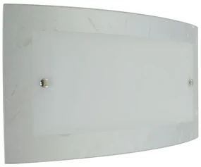 Applique LED neoclassico Foglia grigio IP20, luce bianco naturale