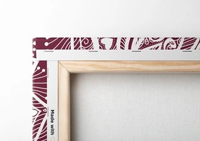 Quadro su tela – Mandala armonia su sfondo rosa