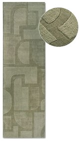 Passatoia verde in lana tessuto a mano 80x250 cm Alexis - Villeroy&amp;Boch