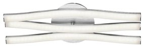 Plafoniera LED Go argento IP20